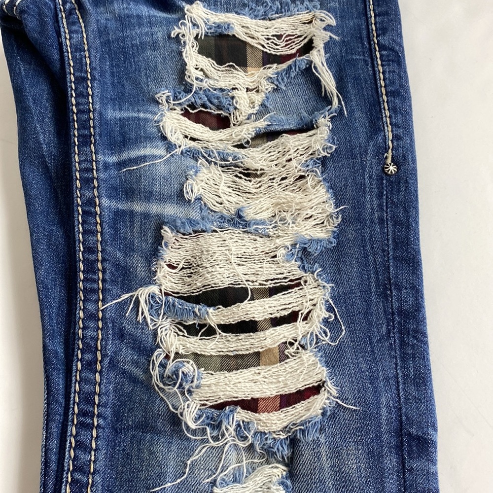 1921 WESTERN GLOVE WORKS CROP JEANS - Picture 3 of 16
